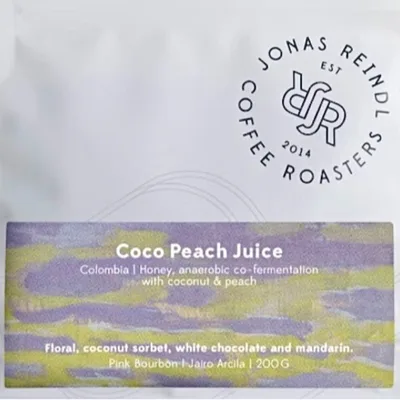 Coco Peach Juice by Jonas Reindl Coffee Roasters